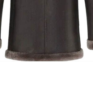 เสื้อโค้ทหนังแกะขนเฟอร์สำหรับผู้ชายเสื้อโค้ทหนังแกะขนเฟอร์สีน้ำตาลคุณภาพสูงแบบพรีเมี่ยม - Product Image 6