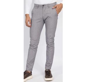 Pantalon chino personnalisé de haute qualité pour hommes, coupe ajustée, taille moyenne, style hip-hop, en coton extensible, avec fermeture éclair, respirant - Product Image 3
