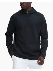 Ropa deportiva para hombre, tops con diseño de media cremallera, Jersey deportivo de poliéster de calidad, chaqueta con capucha, camisa de fitness, Sudadera con capucha de Golf, novedad de invierno - Product Image 5