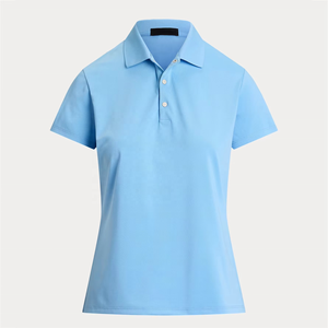 Polo pour femme le plus vendu, manches courtes, coupe ajustée, col classique, haut décontracté de golf, couleurs et tailles personnalisables, logo OEM, vente en gros - Product Image 3