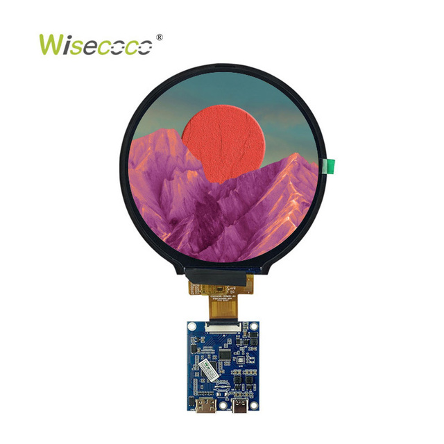 4 Inch Circular Lcd Display 720*720 Resolution IPS Mipi Interface 1200cd/m2 Sunlight Readable High Brightness Display Module