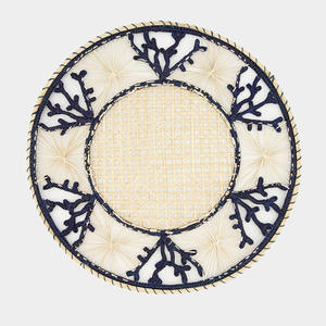 แผ่นรองจานไม้ไผ่แบบโบฮีเมียนที่ทำด้วยมือหลากสีสำหรับตกแต่งโต๊ะ hnh ขายดีเป็นมิตรกับสิ่งแวดล้อม - Product Image 4