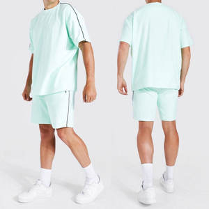 Conjunto Casual de Verano para Hombre de Alta Calidad, Personalizable, Transpirable, Camisa y Pantalones Cortos de Poliéster/Algodón, Servicio OEM, Nuevas Llegadas - Product Image 5