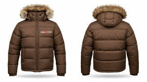 Cuello alto Cálido Espesor estándar Moda Alta calidad Impermeable Transpirable Cremallera Chaqueta acolchada de invierno para Unisex - Product Image 2