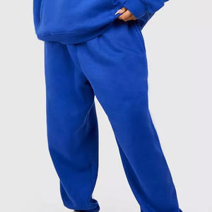 Chándal de lana con capucha Regular de invierno 2025 para mujer, ropa deportiva informal ecológica de algodón 100% para actividades al aire libre - Product Image 3