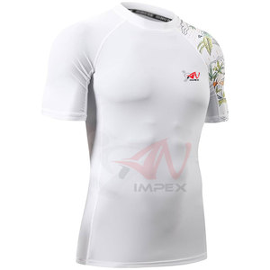 T-shirt de compression respirant à manches courtes, ajustement lisse, idéal pour l'entraînement quotidien - Product Image 3