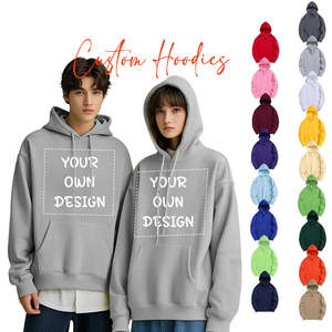 เสื้อฮู้ดดี้ไซส์ใหญ่พิเศษสำหรับทุกเพศ รับผลิตตามแบบ (OEM) พิมพ์ลายได้ตามต้องการ เสื้อสตรีทแวร์ลำลอง สินค้าพร้อมส่ง เสื้อฮู้ดดี้โอเวอร์ไซส์ทันสมัยสำหรับผู้ชาย - Product Image 2