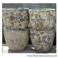 1. Pots de plantes en céramique hydratants émaillés d'origine du Vietnam pour fleurs et plantes vertes