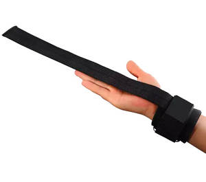 Sangles de musculation antidérapantes, réglables, légères, haute élasticité, en forme de 8, pour les séances de musculation, en néoprène et élastique - Product Image 2