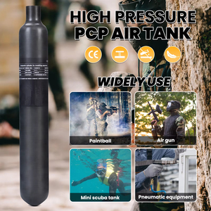 Réservoir d'air pour paintball de 0,7 L en fibre de carbone, service OEM direct d'usine - Product Image 3