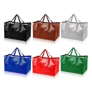 Bolso de compras tejido de PP laminado 2025 respetuoso con el medio ambiente personalizado con asas de cincha de supermercado MOQ bajo de Vietnam - Product Image 4