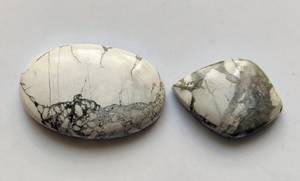 100% naturel Howlite jaspe parfait pendentif taille fabrication de bijoux Cabochon pierres précieuses en vrac Howlite fantaisie forme gemmes et pierres en vrac - Product Image 3