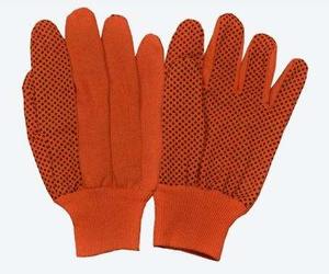2024 haute qualité 8oz perceuse PVC gants en tricot à pois taille XL coton doublé Protection personnalisée fonction anti-coupure prix inférieur - Product Image 6