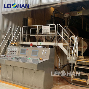 Máquina de reciclaje de cartón de dibujos animados para pequeñas empresas, máquina de papel, línea de producción de papel Kraft Fourdrinier - Product Image 6