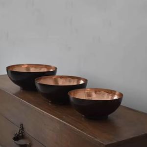 Bol en métal aluminium de nouvelle conception pour la table à manger de décor et la cuisine à la maison dans la conception unique de luxe - Product Image 1