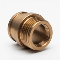 Pièces de précision en bronze usinées par CNC, pièces en métal bronze tournées, fraisées, percées, tournées sur tour, brochées, services de pièces EDM rotatives