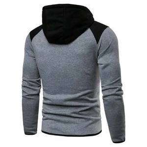 Basics Two Panel Vêtements pour hommes Sweats à capuche pour hommes Sweats 100% coton Matériel à manches longues Zip Up Respirant Sweats à capuche pour hommes - Product Image 4