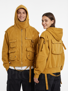 Sudaderas con Capucha Unisex de Felpa Gruesa 100% Algodón de Alta Calidad, Lisas, Personalizables, Estilo Urbano, con Bolsillo Delantero - Product Image 2