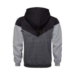 Sudadera con capucha para hombre, estilo urbano, con paneles de color en contraste, disponible en stock. - Product Image 2