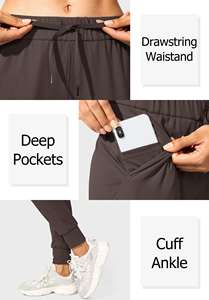 Cómodos pantalones de chándal para correr con ajuste relajado | Pantalones de chándal Premium para ropa de calle Travel Gym Daily Fashion and Comfort - Product Image 4