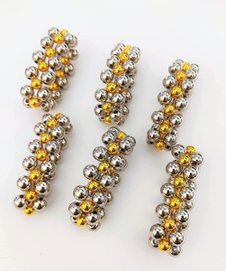 Accueil Craft Exports 2025 Wholesale Rustic Ronds de serviette Argent Or Métal Décoration de table pour les mariages Dinner Parties Porte-serviettes - Product Image 4