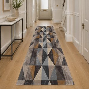 <b>RUGS</b> DEPOT LXDP-0567 Wholesale Terracotta Gold Contemporary Abstract Digital Printed Machine Washable Chenille Area <b>Rug</b> <b>Non</b> <b>Slip</b> - Product Image 5