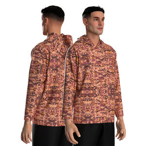 Sudadera con capucha de pesca de rendimiento de camuflaje sublimado personalizado UPF 50 + protección solar transpirable antibacteriano secado rápido manga larga con capucha - Product Image 1