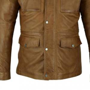 Nuevo Producto Recién Llegado, Piel de Vaca Recubierta, Impermeable, Transpirable, Bordado Frontal, Protección Avanzada, Forro Interior Extraíble - Product Image 3