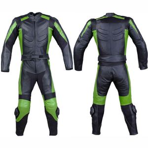 Costume de moto personnalisé pour hommes de qualité supérieure en cuir véritable combinaison d'équitation de vélo de sport coupe-vent extérieur - Product Image 4