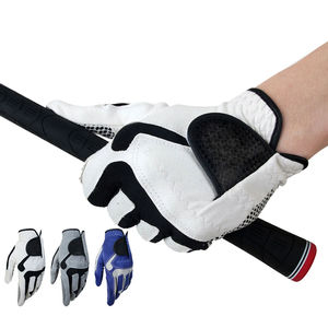 Gants de golf en cuir de mouton avec logo personnalisé en gros pour hommes, femmes et enfants-sport droitier applicable en peau de mouton - Product Image 2