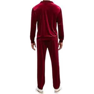 Men's Casual Cotton Tracksuit Set Soccer Wear Long Sleeve with Hooded Collar Elastic Waist <b>Printed</b> Breathable - Product Image 6