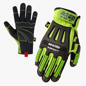ถุงมือหนังสังเคราะห์ HI-VIZ (กันกระแทก) ถุงมือ SG-1350 skatiq martex coolmesh ของแท้ - Product Image 1