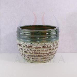 Vente en gros de pots en céramique écologiques à prix abordable, très demandés, avec trou de drainage et finition émaillée pour la décoration de jardin et de maison, prix d'usine - Product Image 3