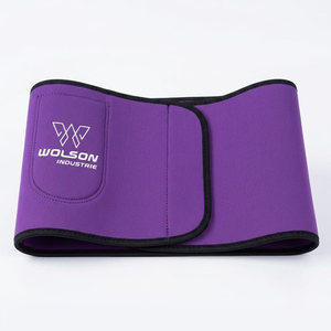 Wolson Industry Neoprene Waist Trimmer <b>Belt</b> Seamless Breathable Design Hook Loop Closure for Fitness Weight Lifting <b>Slim</b> Waist - Product Image 1