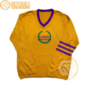 Customized Omega Acrylic Embroidered <b>Cardigan</b> Fraternity High Quality Greek Psi Men Breathable Sweaters Sorority <b>Cardigans</b> - Product Image 4