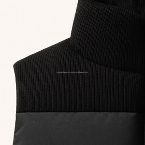 เสื้อกั๊กผู้ชายแบบลำลองกันลม ระบายอากาศได้ดี ใส่ได้สองด้าน สำหรับฤดูหนาว แบบมีซิป คอวี ตัดต่อสีสัน - Product Image 3