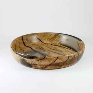 Tazón de Madera de Nogal Moderno, Vajilla de Lujo, Diseño de Tazón de Madera, Tazón para Servir Masa Pulida para Uso en el Hogar, Hoteles y Restaurantes - Product Image 2