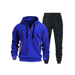 Survêtements pour hommes de haute qualité pullover 2 pièces à capuche ensemble de jogging logo personnalisé survêtements à capuche pour hommes disponibles - Product Image 6