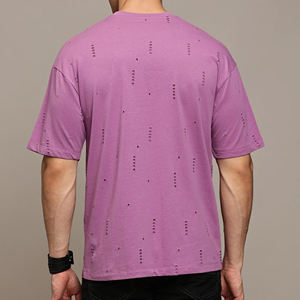 เสื้อยืดผ้าฝ้ายสำหรับผู้ชายแบบหลวมพิมพ์ลายเสื้อยืดสำหรับผู้ชายมาใหม่100% - Product Image 3