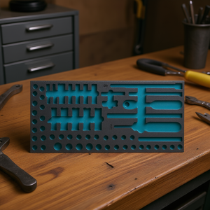 Hazet 2-Component Soft Foam Insert for 163-490/60 <b>Tool</b> Cases - Product Image 3