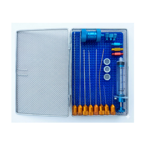 Kit d'instruments de greffe de graisse avec canules Luer Lock de qualité supérieure pour la chirurgie plastique esthétique, canules réutilisables en acier inoxydable - Product Image 3