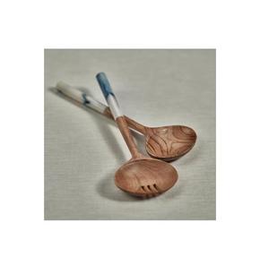 Cuillère en bois et en os Plats à salade Cuillères de serveur Bois de meilleure qualité - Product Image 1