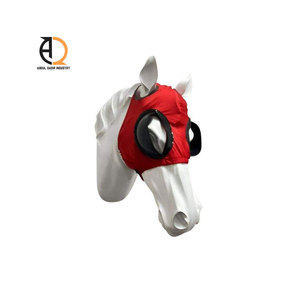 Protège-oreilles respirant en tissu pour chevaux de course, demi-couvre-tête anti-morsure - Product Image 1