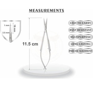 Reasonable Price Curved Stainless Steel <b>Nail</b> <b>Scissors</b> Durable <b>for</b> <b>Nail</b> Care Grooming Daily Use Beauty Tool QORVEX INSTRUMENTS 3 - Product Image 5