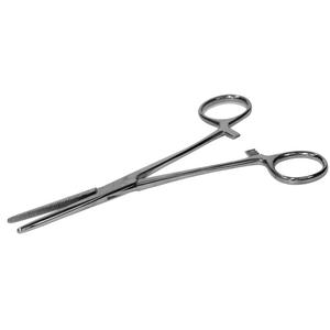 Forceps chirurgical courbé en acier inoxydable Negus 19 cm pour conduit de la galle, amygdales et artères, instrument chirurgical manuel, source d'alimentation manuelle, approuvé CE ISO - Product Image 2