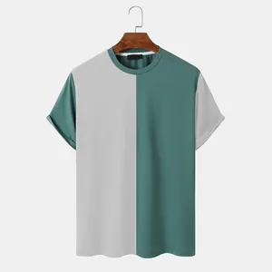 High Quality Solid Color T Shirt Summer Custom LOGO Print 100% Cotton Men's Blank Plain T Shirts