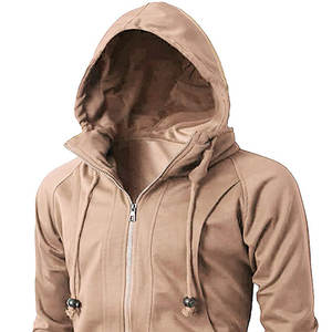 เสื้อฮู้ดซิปผู้ชายแบบลำลอง สกรีนโลโก้ได้ตามต้องการ เนื้อผ้านุ่ม ระบายอากาศดี ลายเรียบ สำหรับฤดูหนาว รับสกรีนซิลค์สกรีน พร้อมรับผลิตแบรนด์ส่วนตัว - Product Image 5