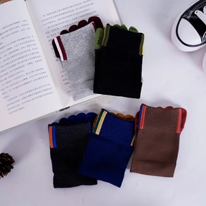 10 Pairs of Elastic Ankle-Length Cotton Lightweight Low Cut Dress <b>Socks</b> with Custom Logo Men Autumn Custom Color - Product Image 5