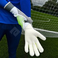 Gants de gardien de but en cuir personnalisés, ajustables, de haute qualité, design sur mesure, modèle Fezco Industries FI-1412, protection des doigts
