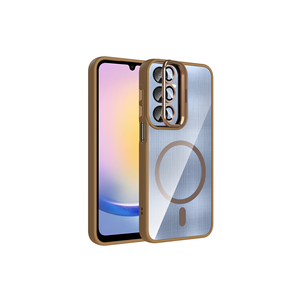 Étui magnétique en silicone compatible M-Safe pour Samsung Galaxy A26 Plus, série SENK Etro, avec béquille et protection d'objectif d'appareil photo INS - Product Image 1